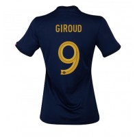 Camiseta Francia Olivier Giroud #9 Primera Equipación para mujer Mundial 2022 manga corta